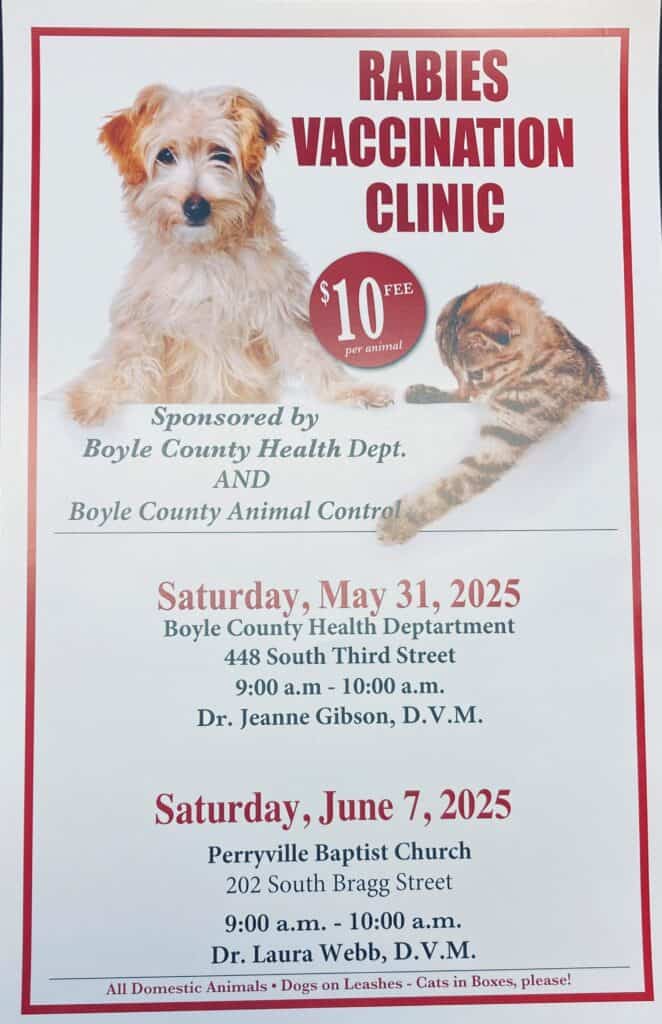 Rabies Clinic Poster